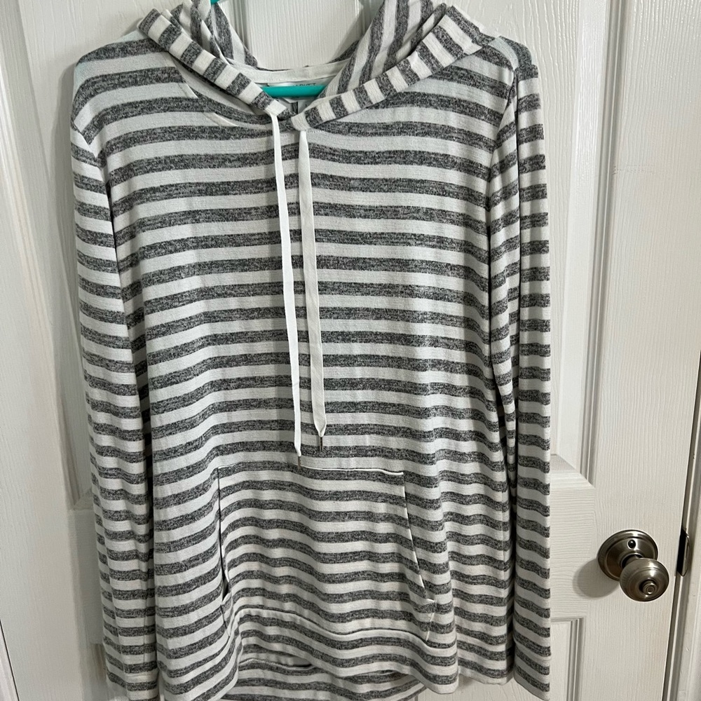 Striped hoodie